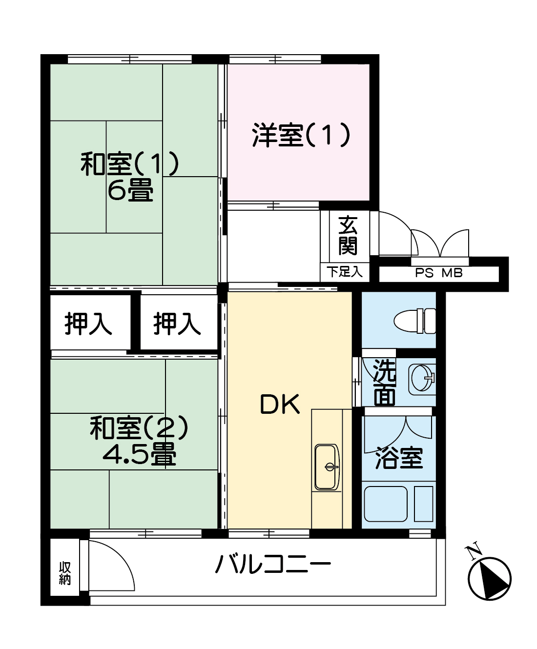 間取図（平面図）　